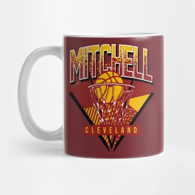 Mitchell Retro Cleveland Basketball Throwback by funandgames